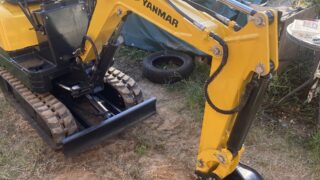 ヤンマーB08　【値引き中】整備済み中古機1007hr購入後も安心　ユンボ　バックホー ヤンマー B08 1007hr ミニユンボ（ミニ油圧ショベル）ミニバックホー